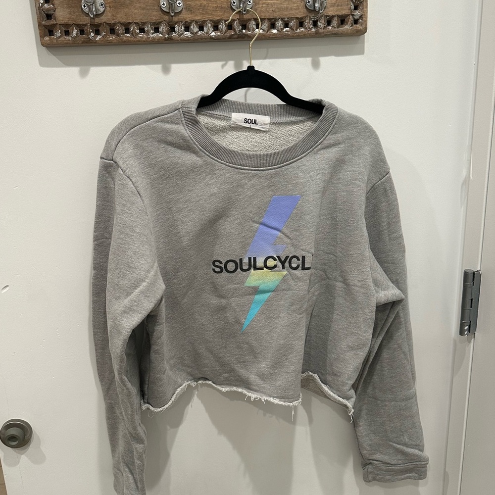 Soulcycle Lightning Bolt Sweatshirt - Size Large